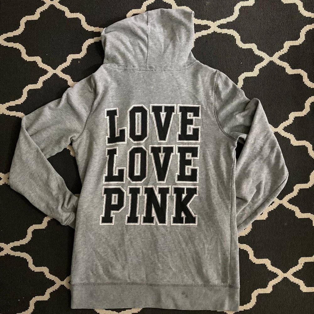 Women's PINK Victoria's Secret Zip Down Hoodie